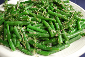 Green Beans with Summer Savory 1